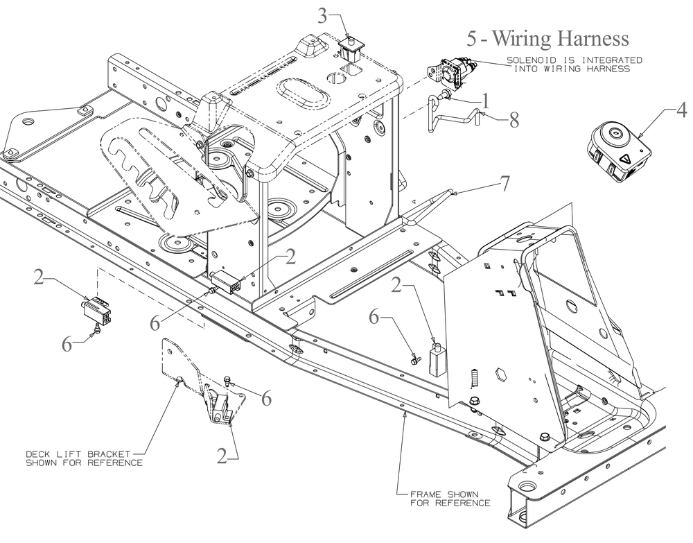 Electrical Diagram and Parts List for CC30H (13AC21JDA10)(2023) Cub Cadet Lawn Tractor Accessories